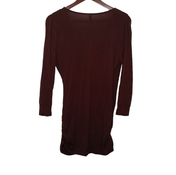 Lock and Love Cross Front Wrapped Top/Bodycon Mini Dress - Picture 3 of 7